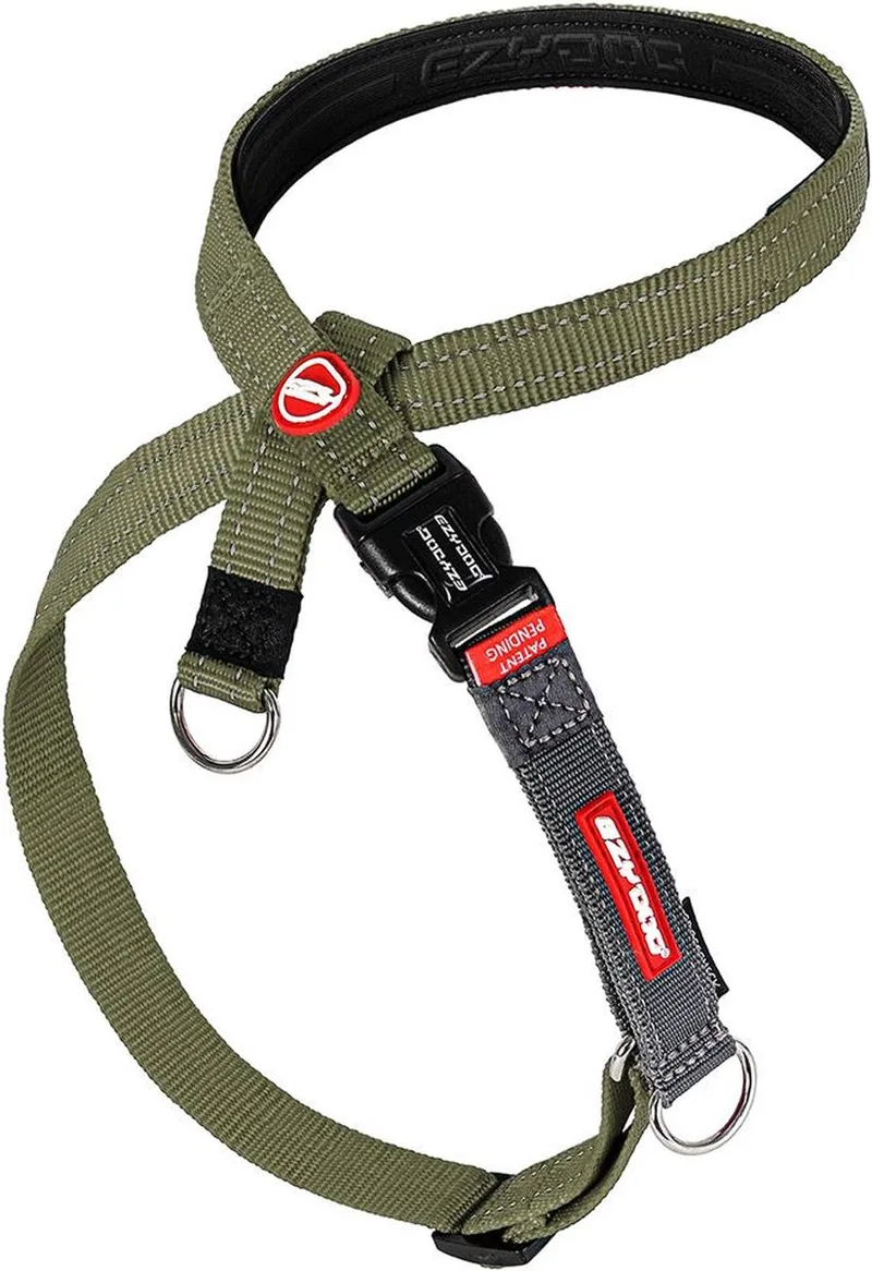 Crosscheck Hondentuig - Harnas voor Honden - XL by Ezydog in Khaki groen – product photo