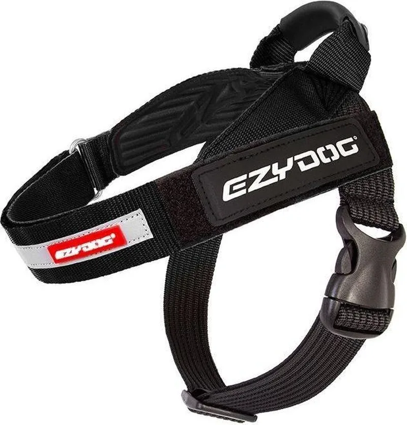 Express Reflecterend Honden Tuigje - Honden Harnas - XS by Ezydog in Black – product photo
