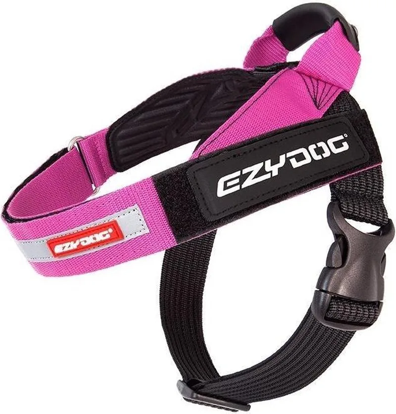 Express Reflecterend Hondentuig - Honden Harnas - XL de Ezydog en Rose – photo produit