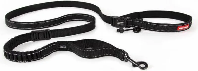 Road Runner Hondenlijn - Looplijn voor Hond - 210cm by Ezydog in Black – product photo