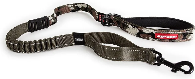 Zero Shock Lange Honden Riem - Looplijn voor Hond - 120cm de Ezydog en Camouflage – photo produit