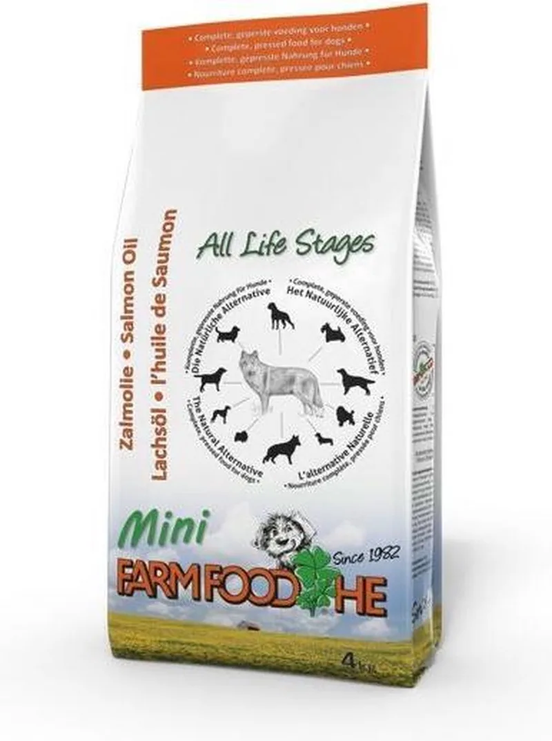 4x Farm Food HE Hondenvoer Mini Schotse Zalm 4 kg von Farm Food – Produktfoto