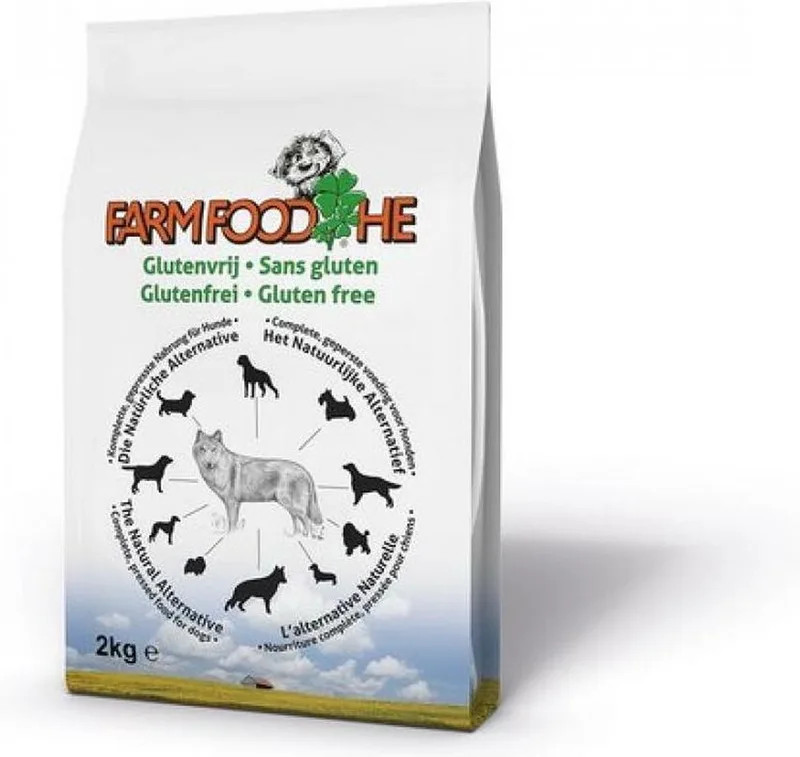 High Energy - Glutenvrij - Hondenvoer - 2 kg de Farm Food – photo produit