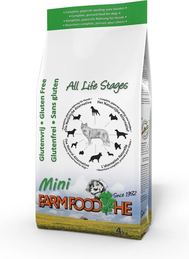 High Energy Mini - Glutenvrij - Hondenvoer - 4 kg de Farm Food – photo produit