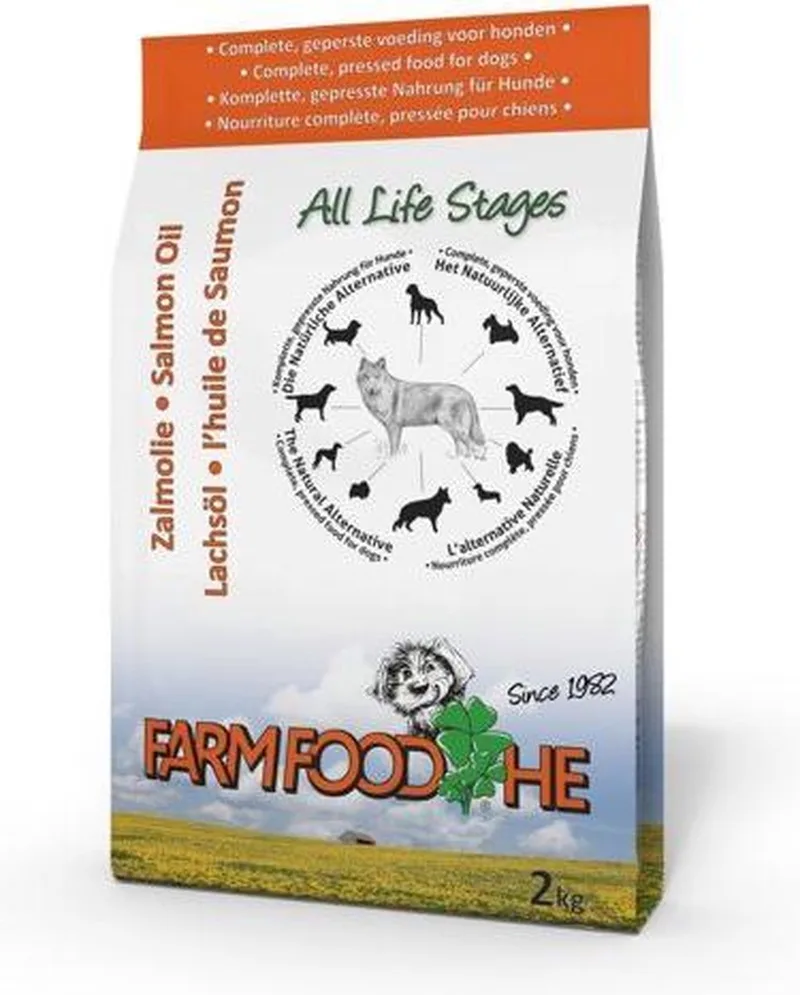High Energy - Schotse Zalmolie - Hondenvoer - 2 kg per 2 stuks de Farm Food – photo produit