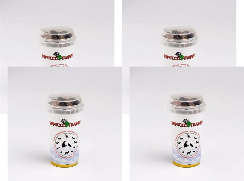Trainers Runderhart - Hondensnack - 4 x 90 gr de Farm Food – photo produit