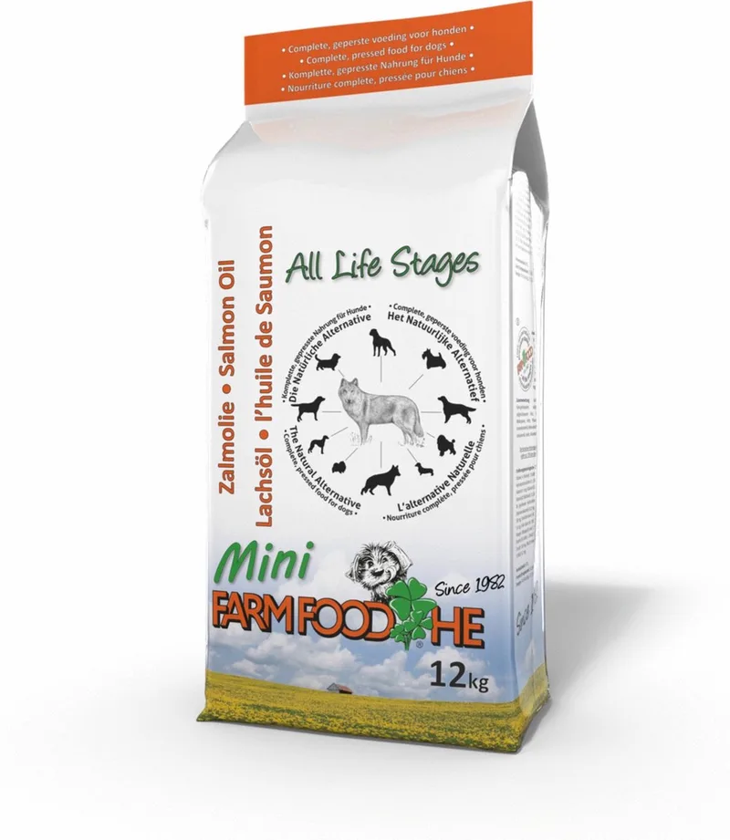 Zalmolie Mini Zalm - Hondenvoer - 12 kg de Farm Food – photo produit