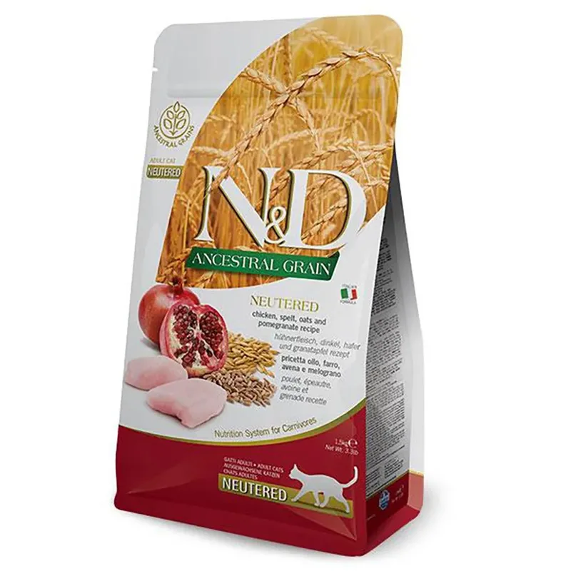 Ancestral Neutered Kippenvoer Voor Katten 1.5kg by Farmina – product photo