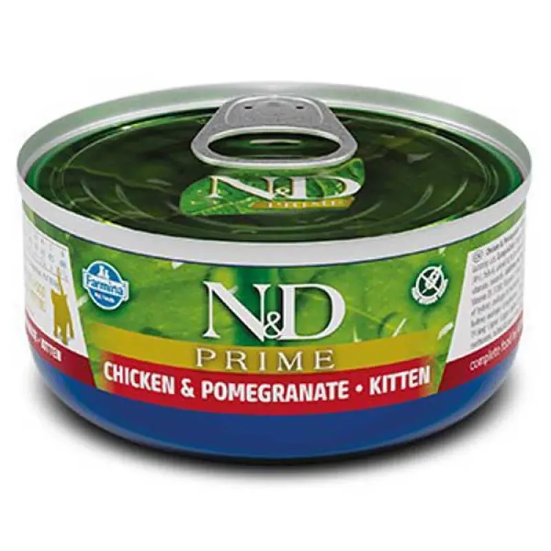 Cat Prime Natvoer Voor Kittens Met Kip Granaatappel En Kitten 70g by Farmina – product photo
