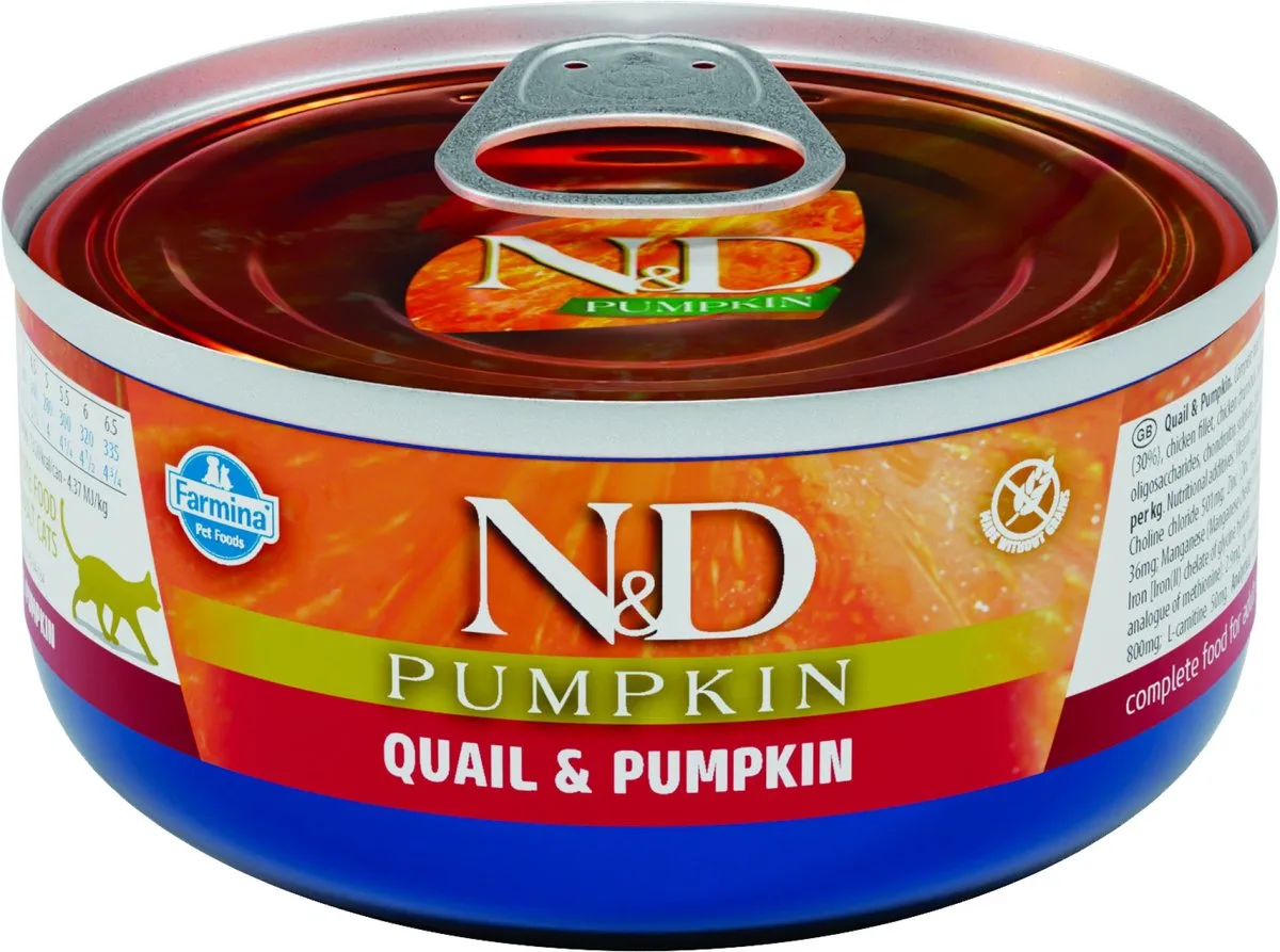 CAT QUAIL & PUMPKIN 80g von Farmina – Produktfoto
