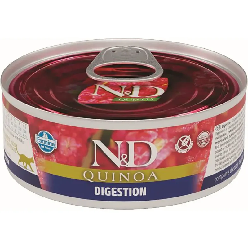Kattenvoer Quinoa Spijsvertering Doos 24x80g by Farmina – product photo