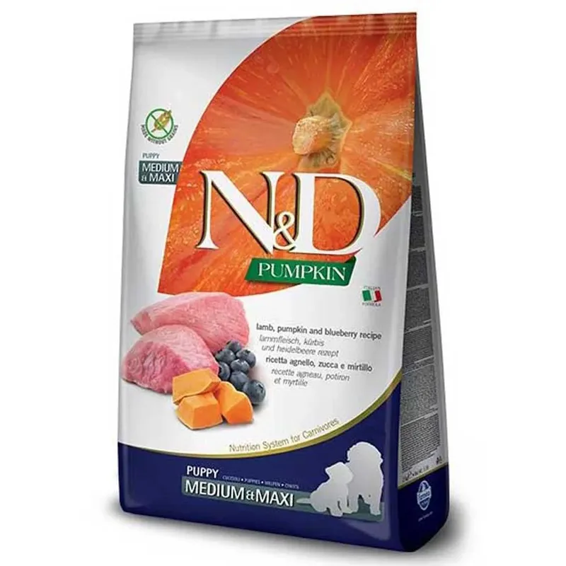 N&d Medium Kürbis Lamm Und Blaubeere Hundefutter 2.5kg von Farmina – Produktfoto