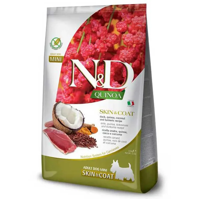 Mini Quinoa Huid En Vacht Eend Hondenvoer 2.5kg by Farmina – product photo