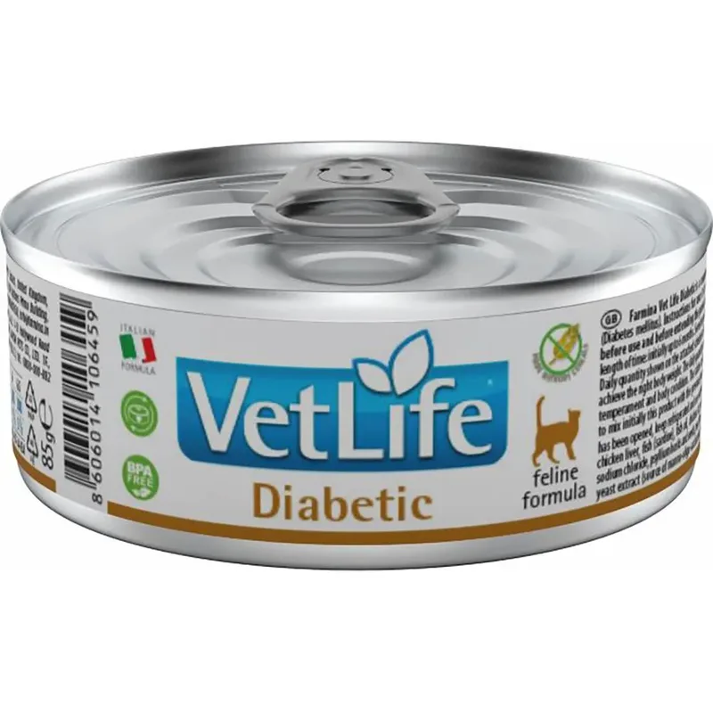 Natural Diet Diabetic 12x85g Kattenvoer by Farmina – product photo