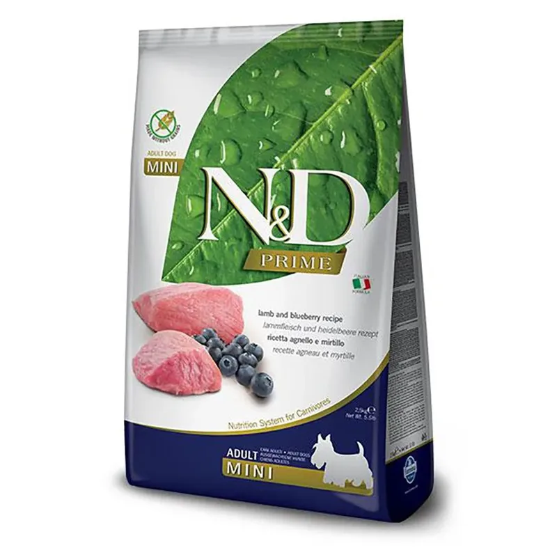 Nourriture Pour Chien à L´agneau Prime Mini 2.5kg de Farmina – photo produit