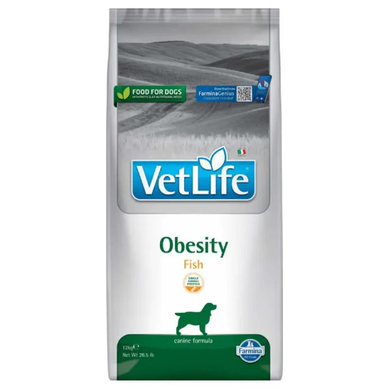 Obesity Vis Hondenvoer 12kg by Farmina – product photo