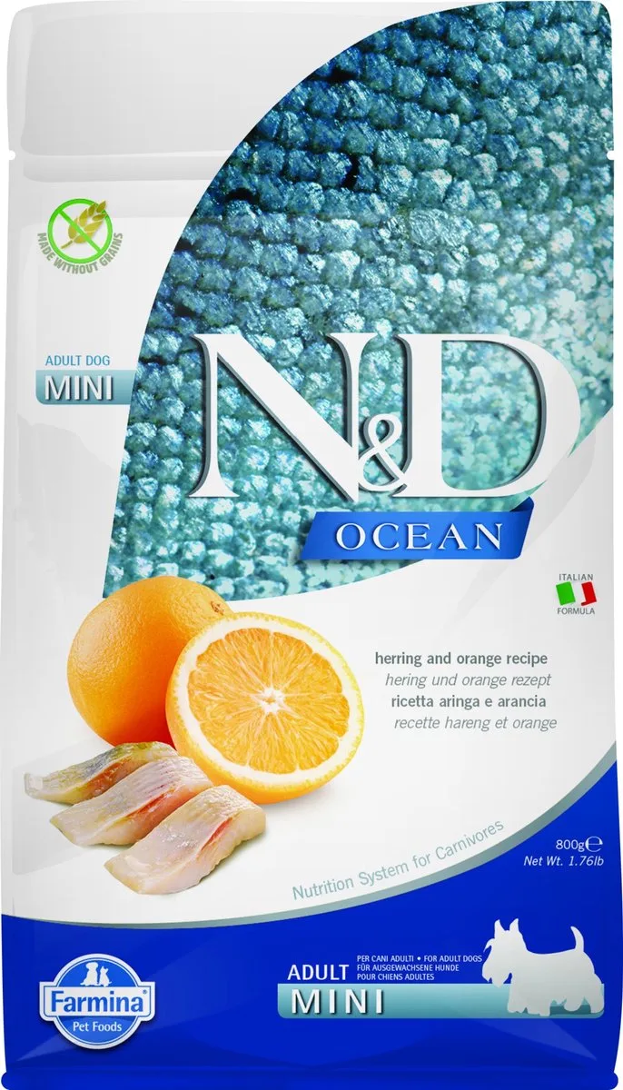 Ocean hondenvoeding Haring small breed 800 gr. von Farmina – Produktfoto