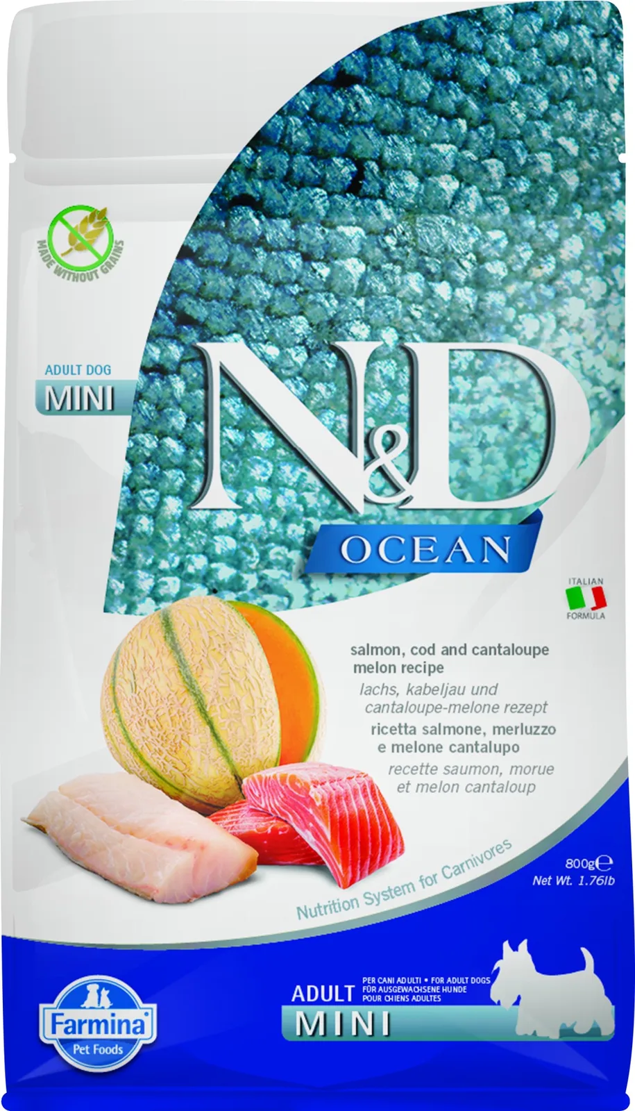 Ocean hondenvoeding Zalm small breed 800 gr. by Farmina – product photo
