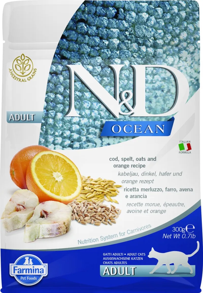 Ocean kattenvoeding Kabeljauw 300 gr. fra Farmina – produktbillede