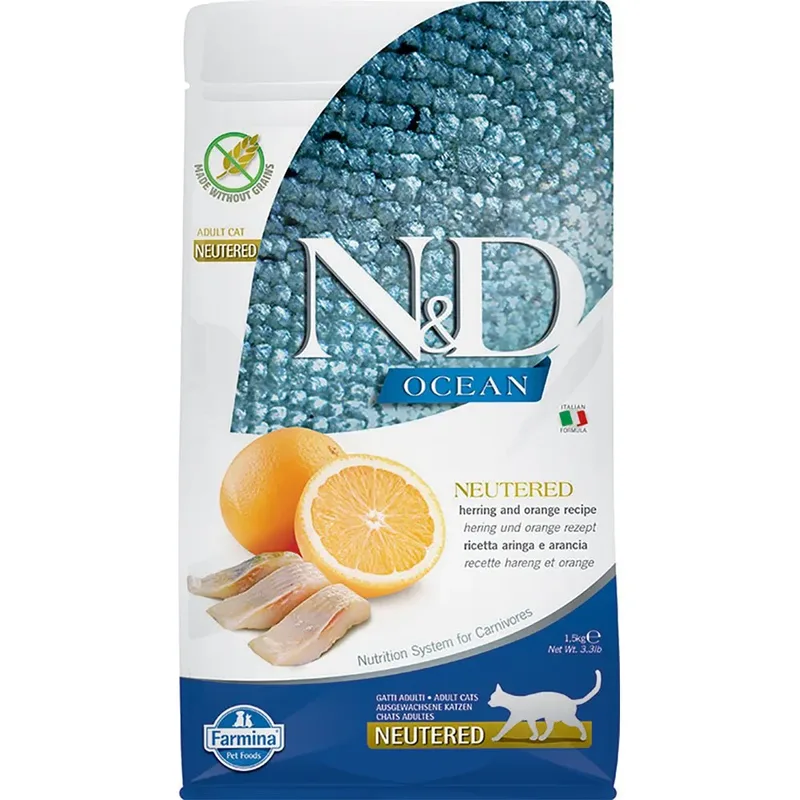 Ocean Neutered 1.5kg Kattenvoer by Farmina – product photo