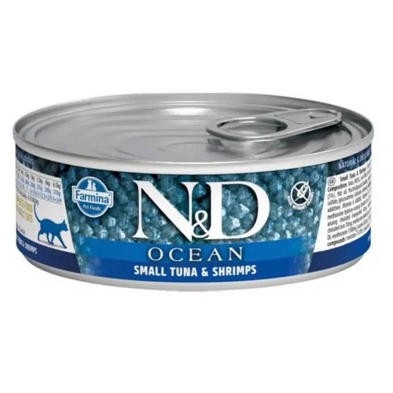 Ocean Sea Natvoer Voor Kleine Katten Met Tonijn En Garnalen 80g by Farmina – product photo