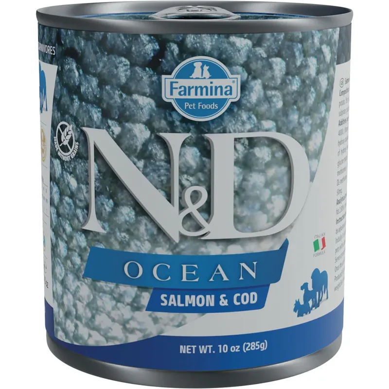 Nourriture Pour Chiens N&d Océan Saumon Et Cabillaud 285g de Farmina – photo produit