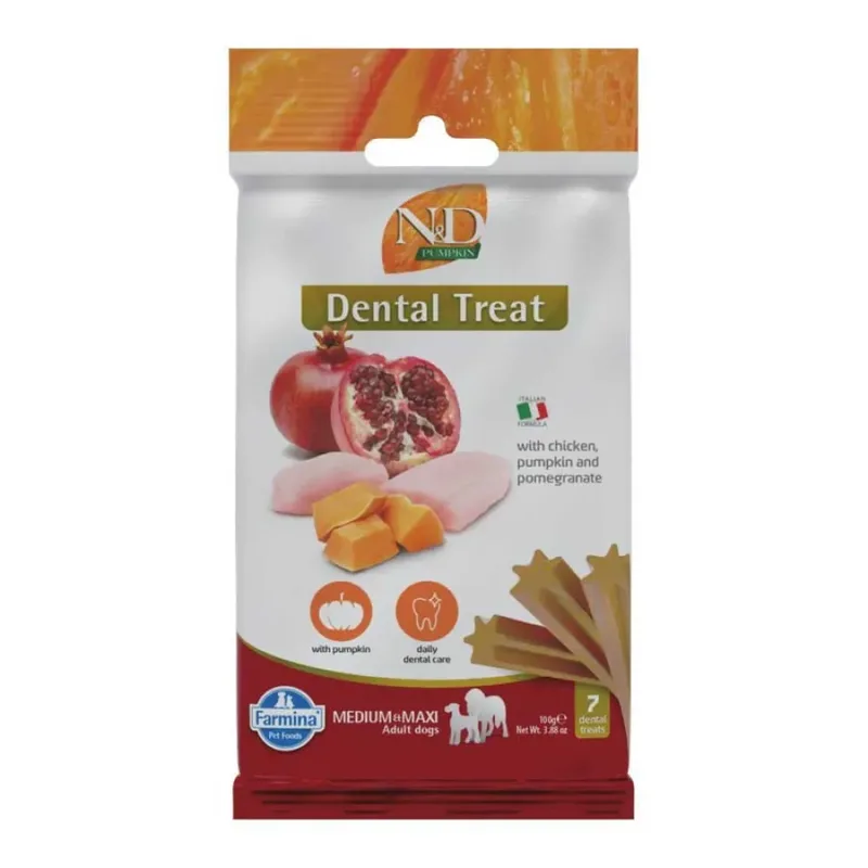Pompoen Kip Granaatappel Hondensnack Med/maxi by Farmina – product photo