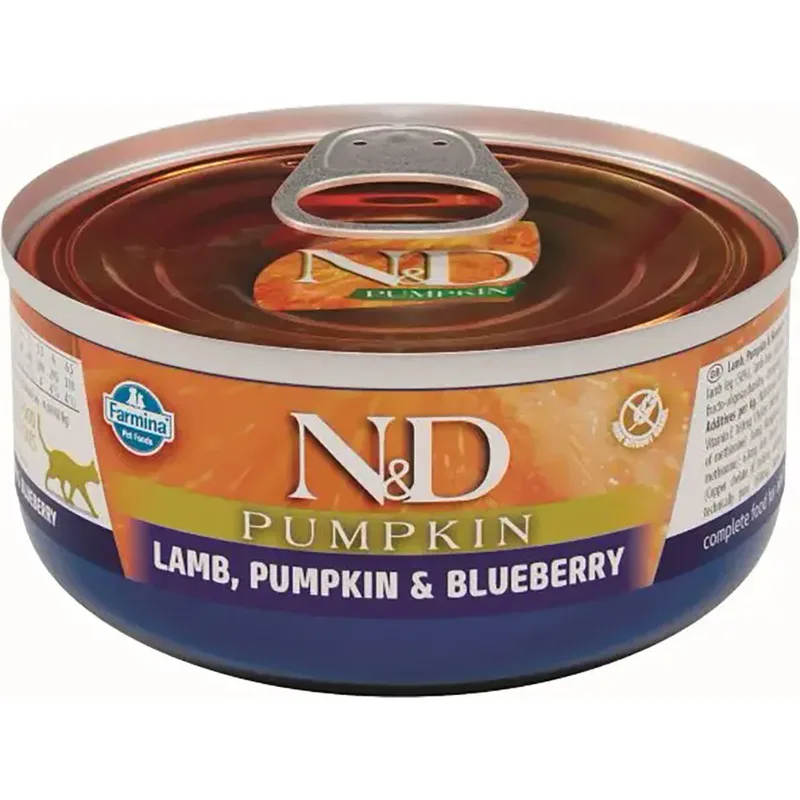 Pompoen Nat Kattenvoer Lam 24x70g by Farmina – product photo