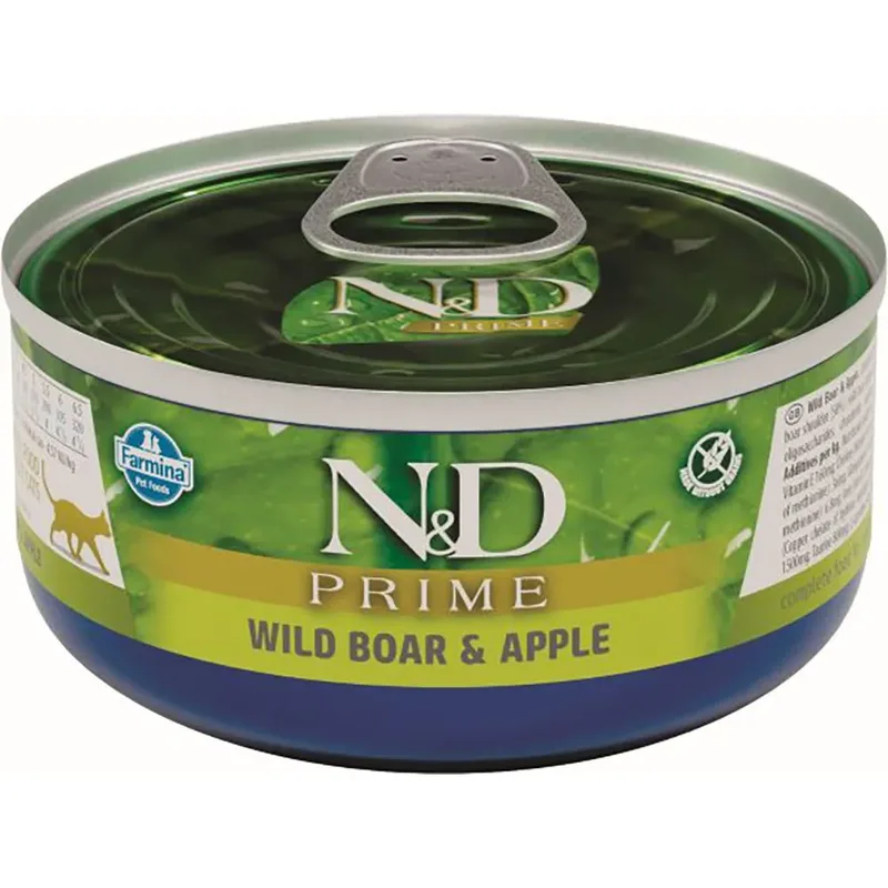 Pompoen Wild Zwijn Doos 24x70g Kattenvoer by Farmina – product photo