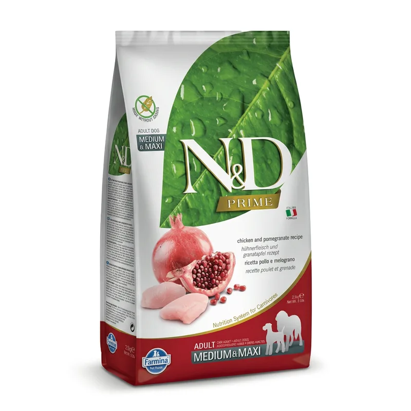 Premium Poulet Nourriture pour Chien Adulte Taille Moyenne/Grande 2,5 kg de Farmina – photo produit