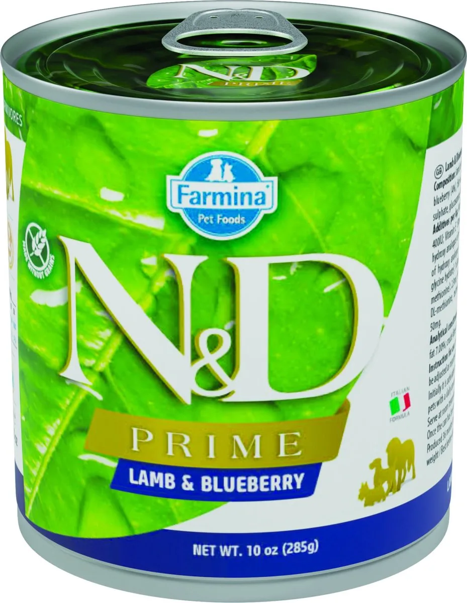 Prime Adult - Lamb and Blueberry - 6 x 285 g de Farmina – photo produit