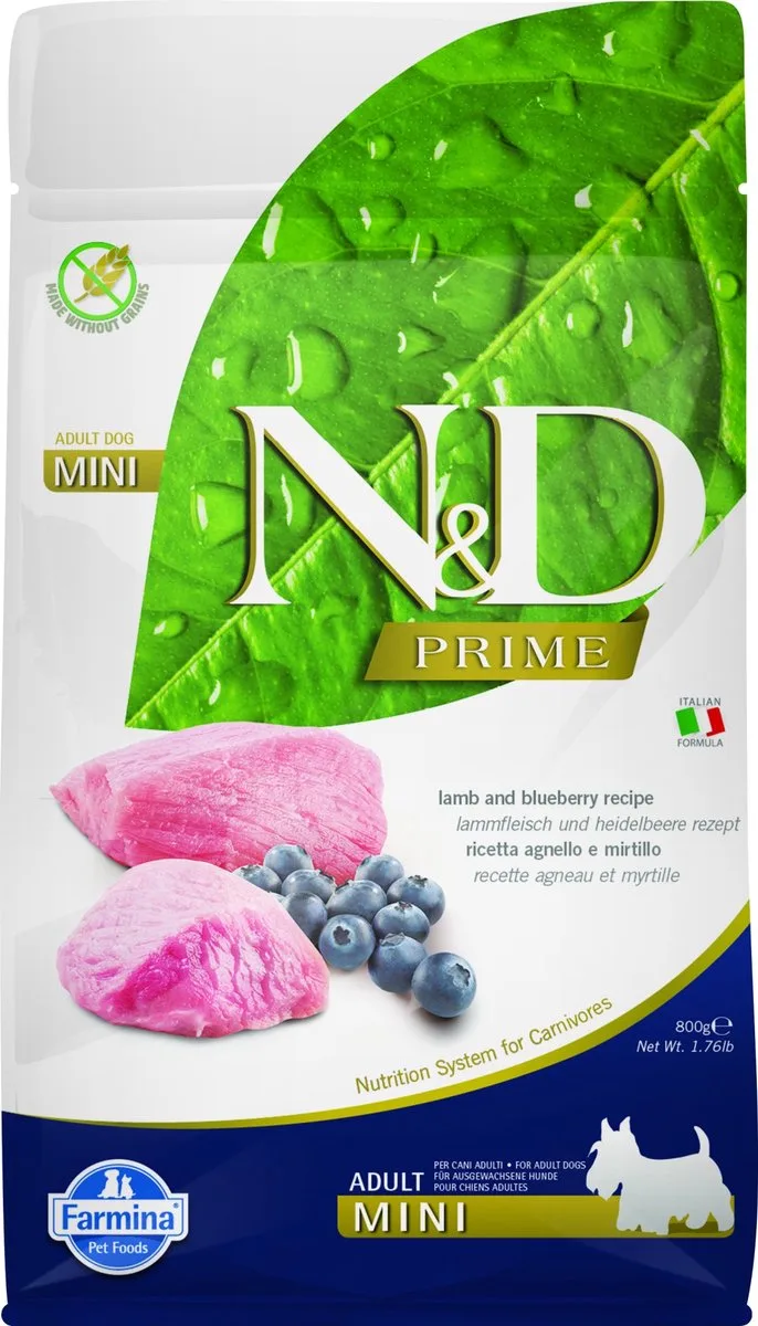 Prime hondenvoeding Lam small breed 800 gr. von Farmina – Produktfoto