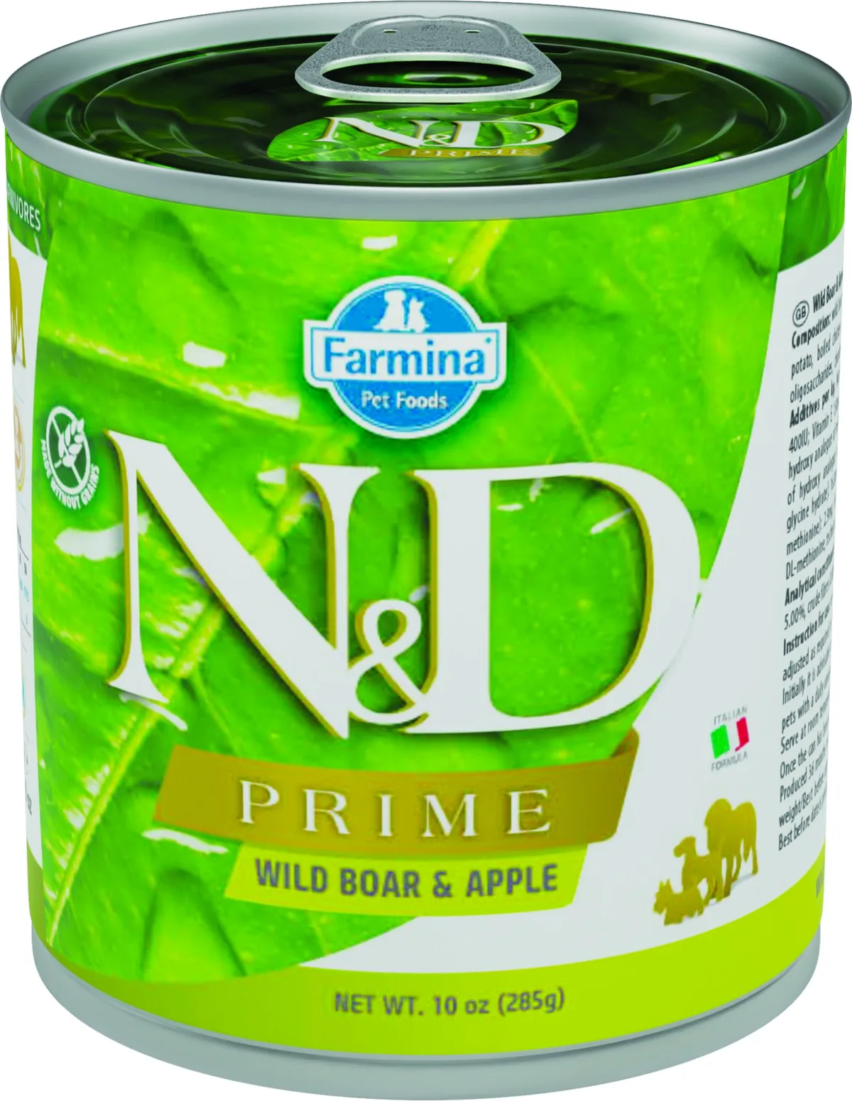 Prime natvoeding voor de hond Wild Zwijn 285 gr. - per 6 stuks de Farmina – photo produit