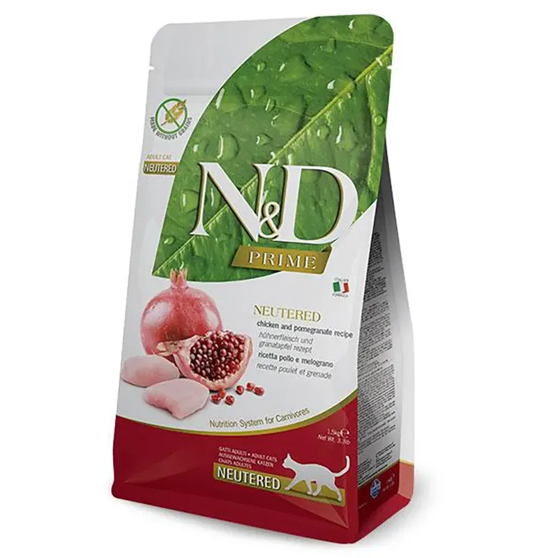 Nourriture Pour Chats Au Poulet Prime Neutered 1.5kg de Farmina – photo produit