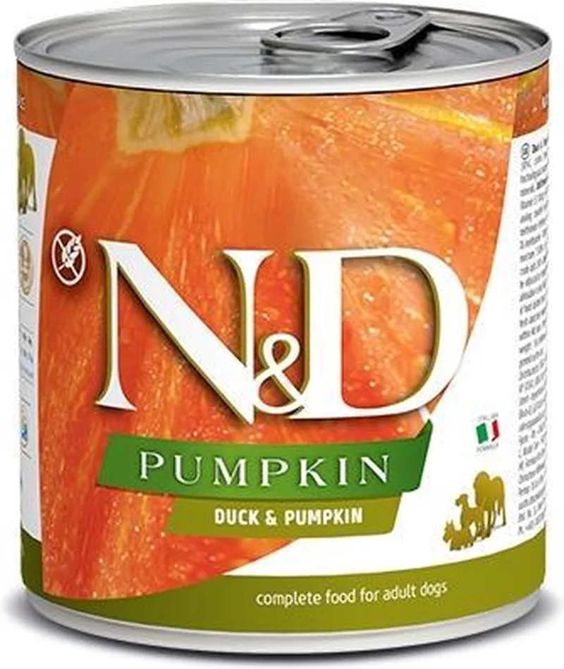 Pumpkin Adult Natvoer Hond - Duck - 6 x 285 g by Farmina – product photo