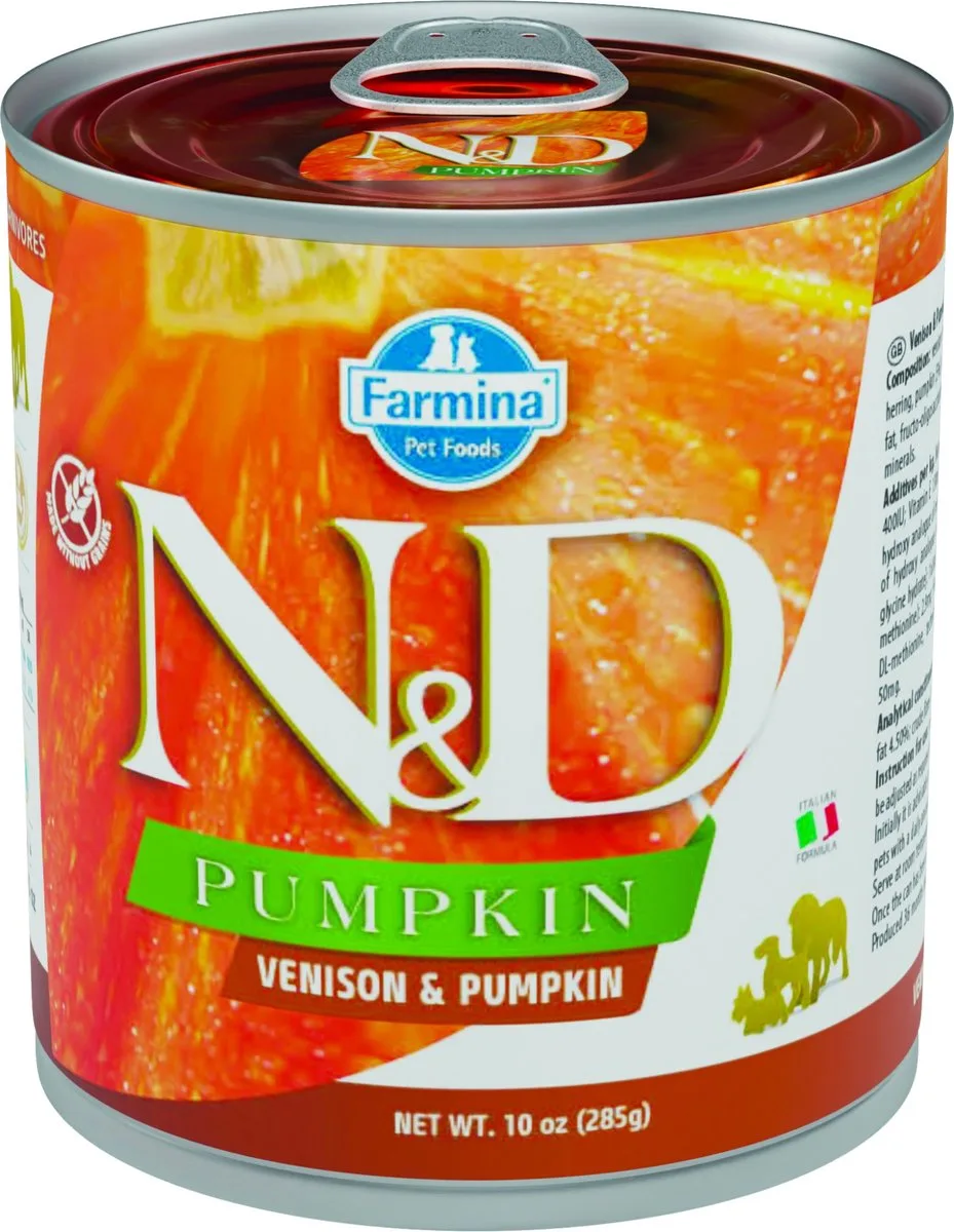 Pumpkin natvoeding voor de hond Hert 285 gr. - per 6 stuks de Farmina – photo produit