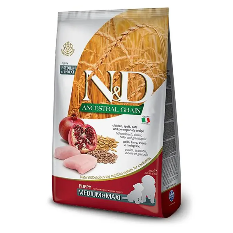 Puppy Ancestral Medium Maxi Kippenvoer Voor Honden 2.5kg by Farmina – product photo