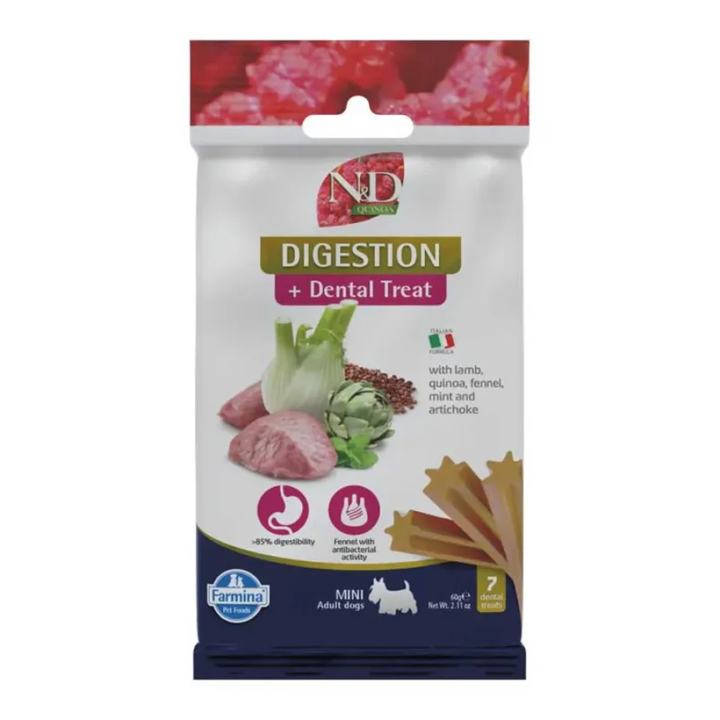Quinoa Digestion Mini Hondensnack by Farmina – product photo