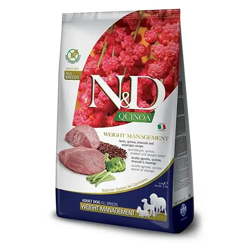 Quinoa Gewichtsbeheersing Lam Med&max Hondenvoer 7kg by Farmina – product photo