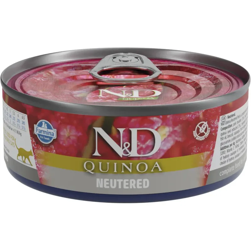Quinoa Neutered Kattenvoer 80g by Farmina – product photo
