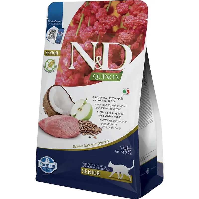 N&d Quinoa Senior Nassfutter Für Katzen Mit Lamm 300g von Farmina – Produktfoto