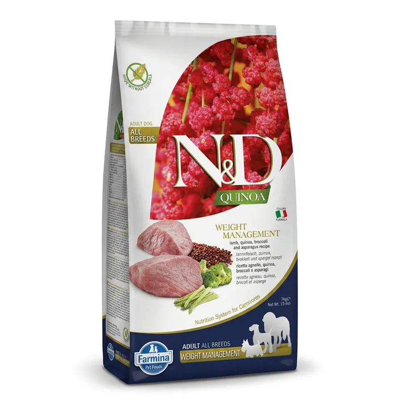 Quinoa-Serie Haut- und Fellpflege Hundefutter für ausgewachsene mittelgroße bis große Hunde (Venus-Fleisch) 2,5 kg van Farmina – productfoto