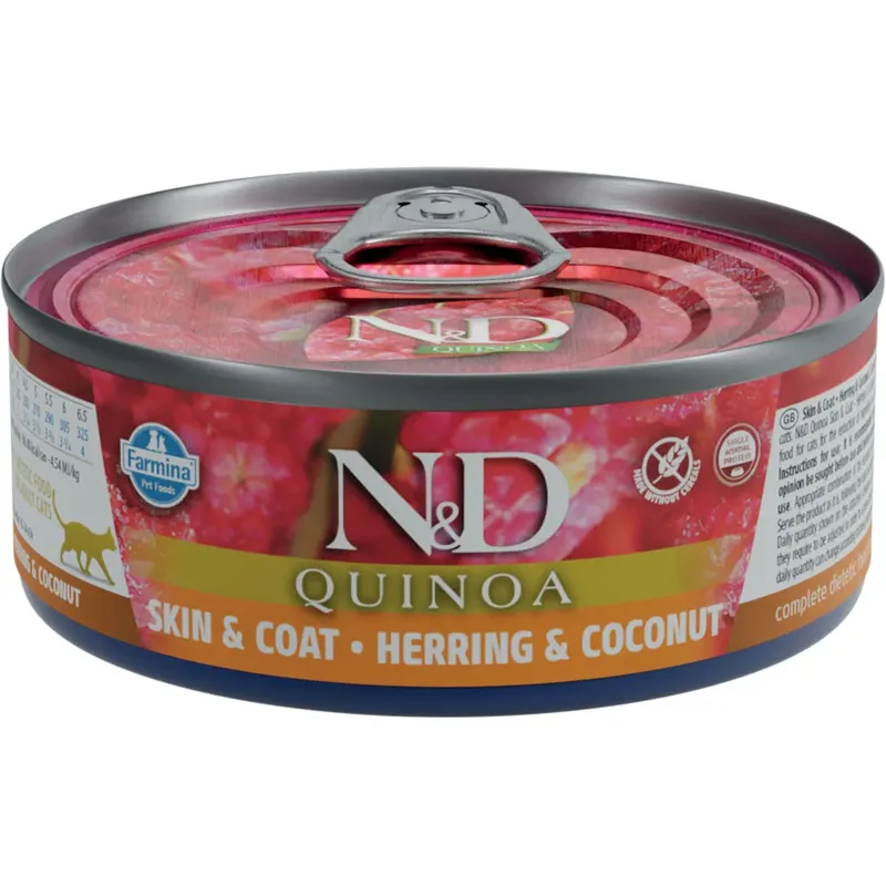 Quinoa Skin & Coat Kattenvoer 80g de Farmina – photo produit