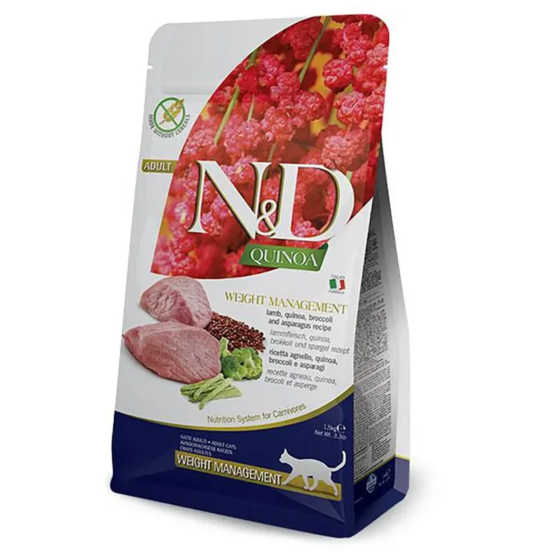 Quinoa Weight Management Lamm Katzenfutter 300g van Farmina – productfoto