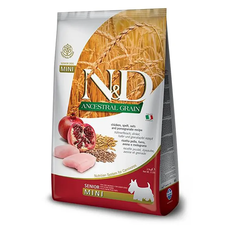 Senior Ancestral Mini Kippenvoer Voor Honden 2.5kg by Farmina – product photo
