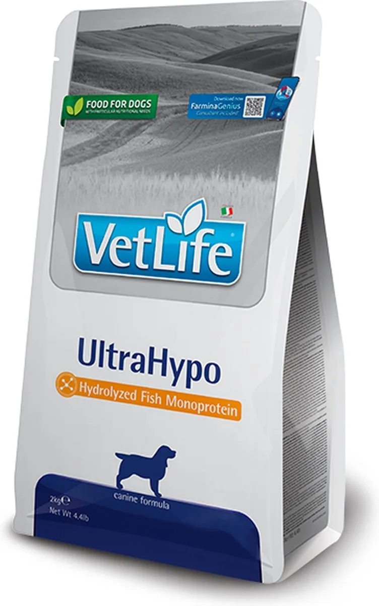 Vet Life Ultra-hypoallergene Formel für Hunde 2 kg von Farmina – Produktfoto