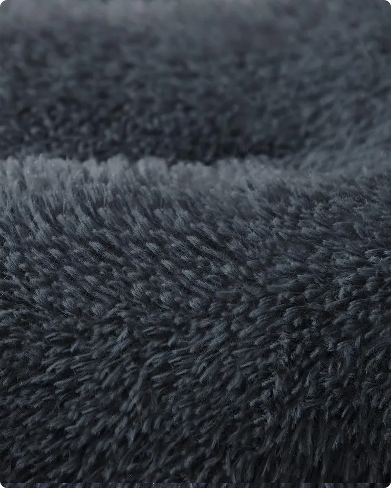 Hondenbed – 122×74 cm – Fluffy från Feandrea i Mörkgrå – produktbild