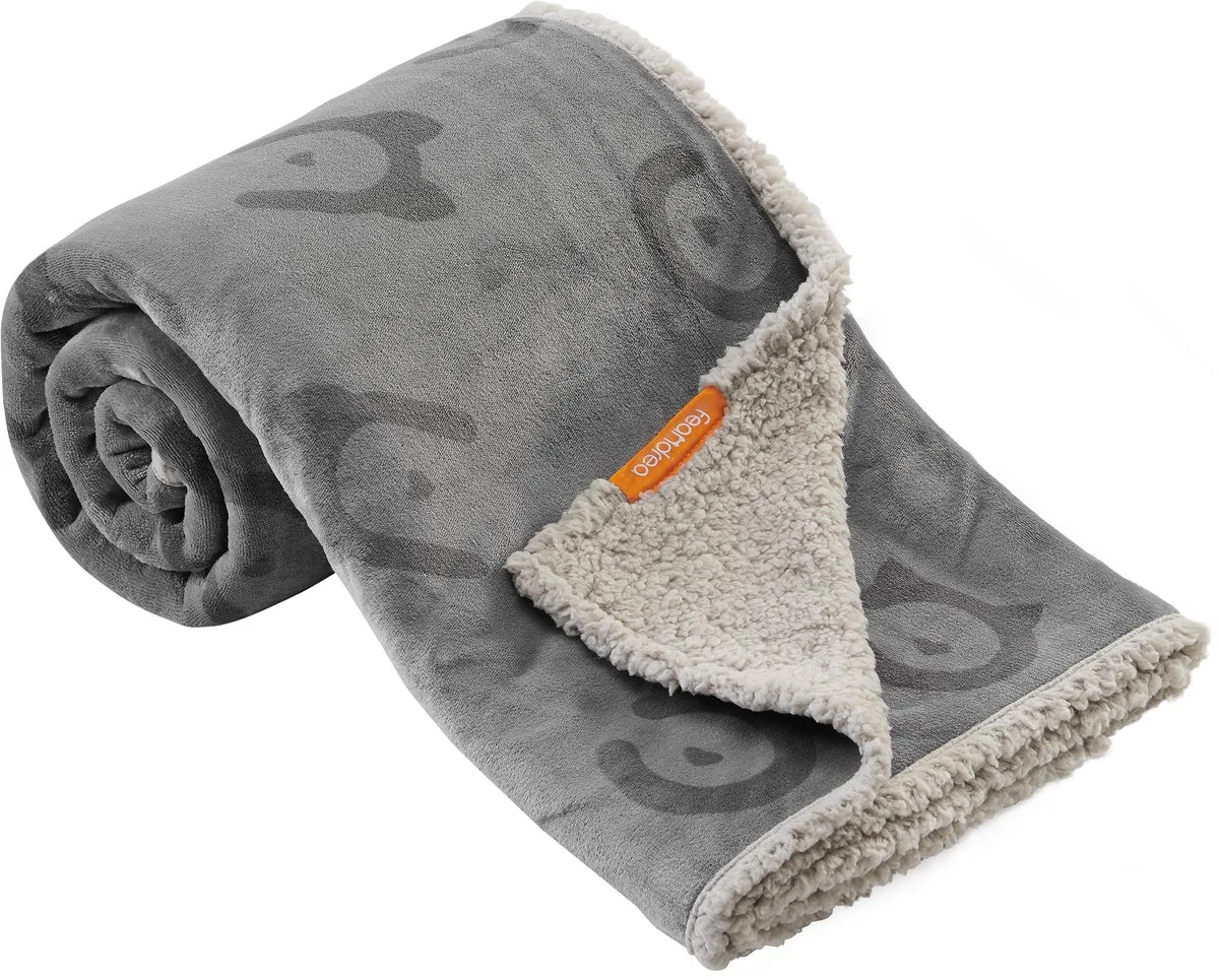 Hondendeken - Waterdichte Hondendeken - Wasbaar in Wasmachine - Dubbelzijdig Gebruik - Bankbescherming van Feandrea in Grijs – productfoto