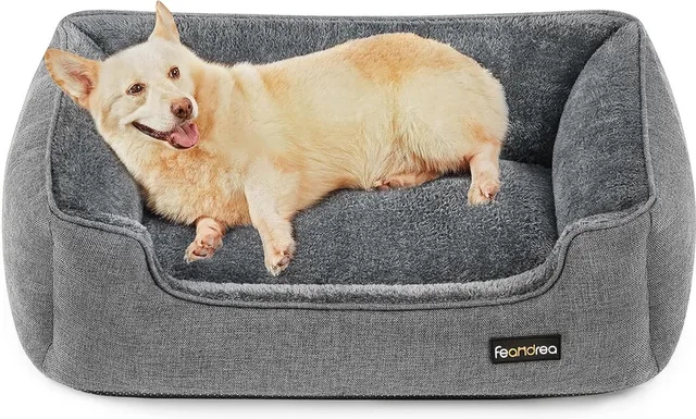 hondenmand, afneembare hoes, 110 x 75 x 27 cm, PGW12GG