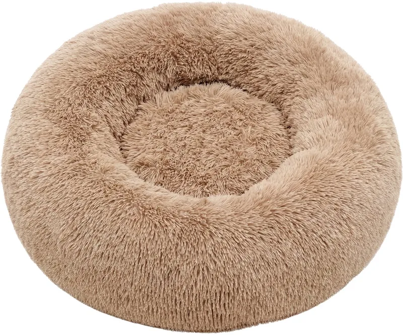 Hondenmand - Fluweelzacht en Wasbaar - Uitneembare Vulling by Feandrea in Kameelbruin – product photo